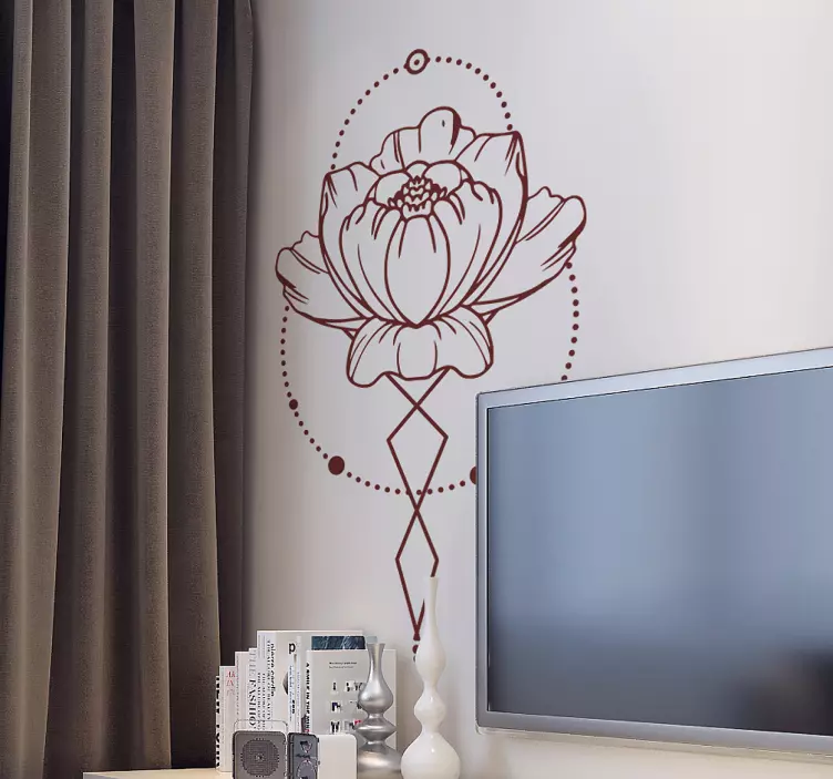 Vinil decorativo moderno rosa - TenStickers