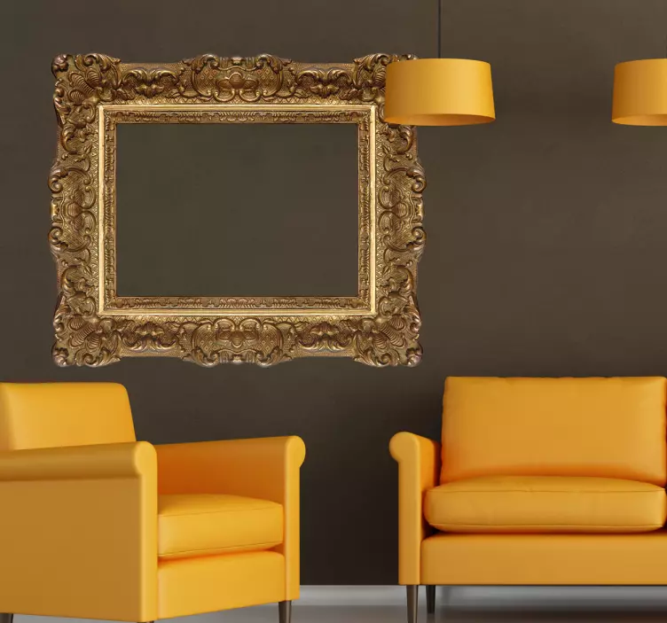 Vinil decorativo moldura Renascentista - TenStickers