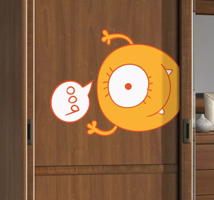 Vinil Decorativo Monstro Boo - TenStickers