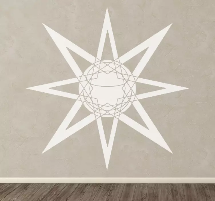 Vinil decorativo original estrela iluminante - TenStickers