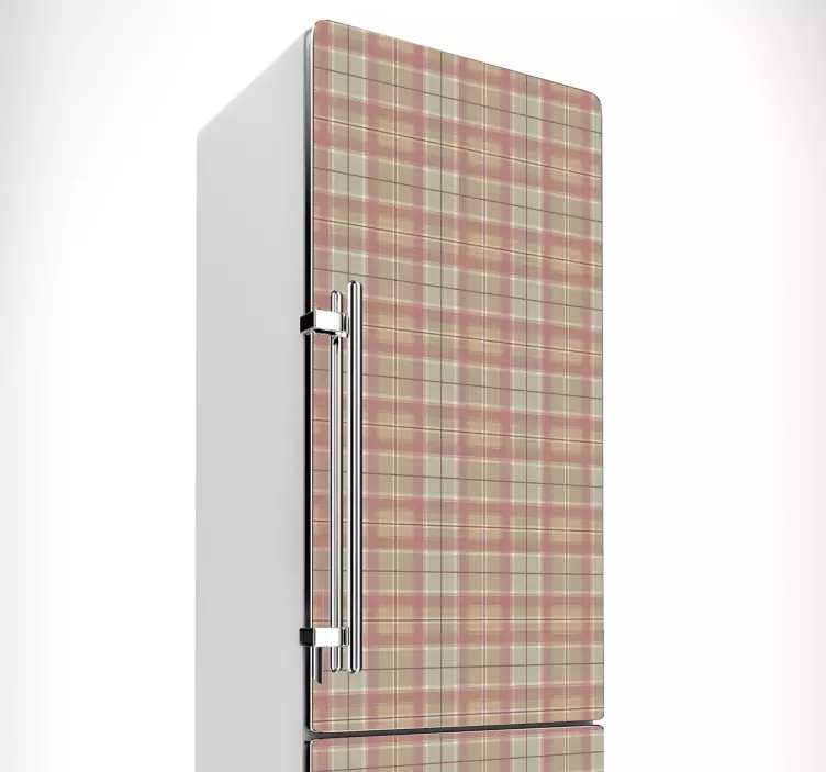 Vinil decorativo padrão tartan - TenStickers