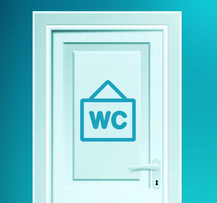 Vinil decorativo poster para WC - TenStickers