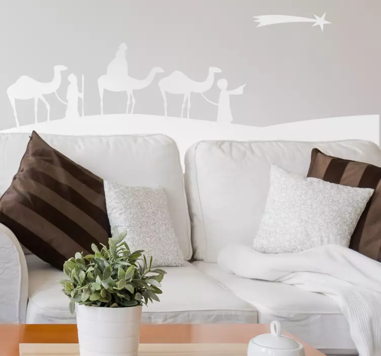 Vinil decorativo reis magos - TenStickers