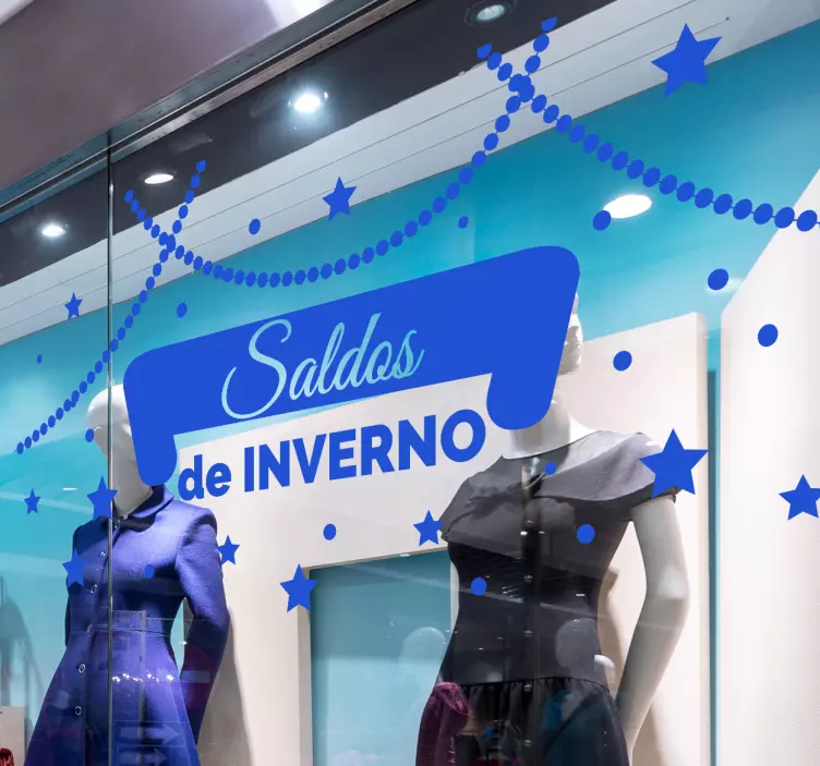 Vinil decorativo Saldos de Inverno - TenStickers