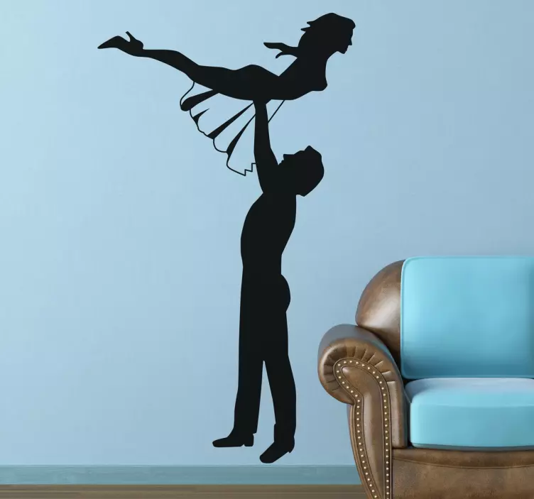 Vinil decorativo silhueta Dirty Dancing - TenStickers