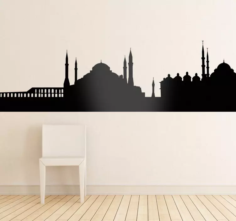 Vinil decorativo silhueta Istambul, Turquia - TenStickers