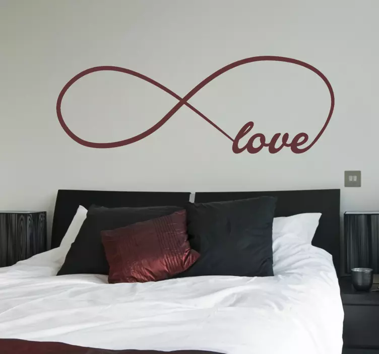 Vinil decorativo símbolo infinto love - TenStickers