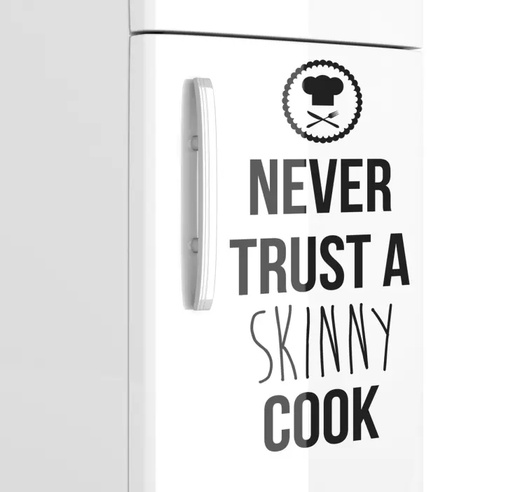 Vinil decorativo skinny cook - TenStickers