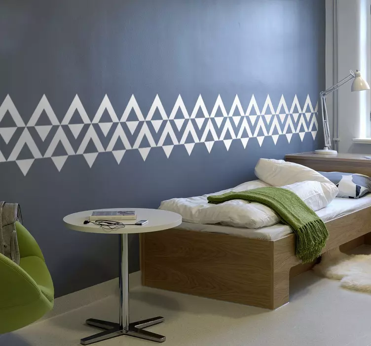 Vinil decorativo triângulos estilo nórdico - TenStickers
