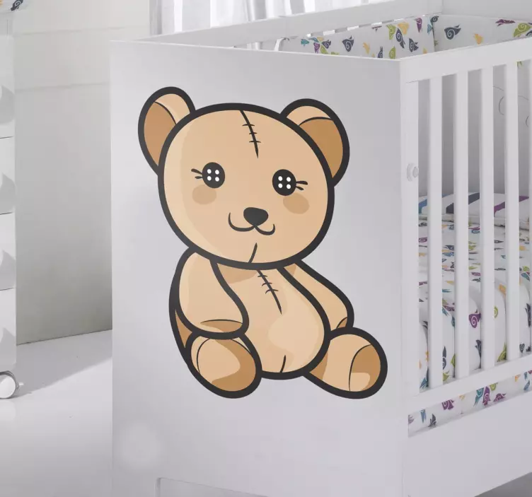 Vinil Decorativo Urso Bonito - TenStickers
