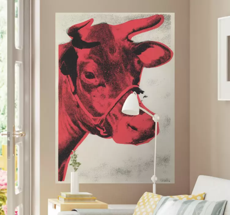 Vinil decorativo autocolante Vaca - TenStickers