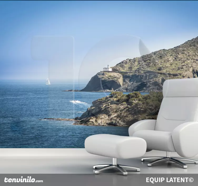 Vinil fotomural autocolante Costa Brava - TenStickers