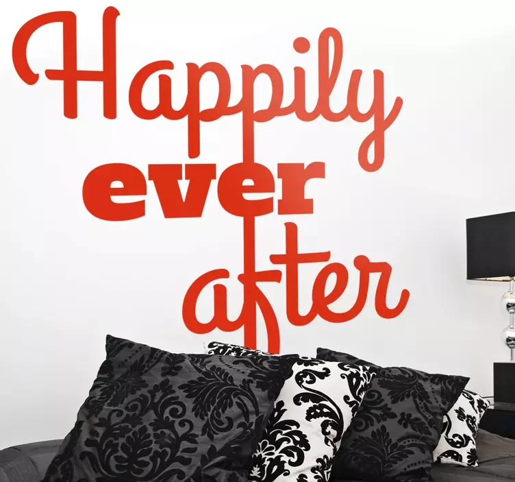 Vinil Happily Ever After - TenStickers