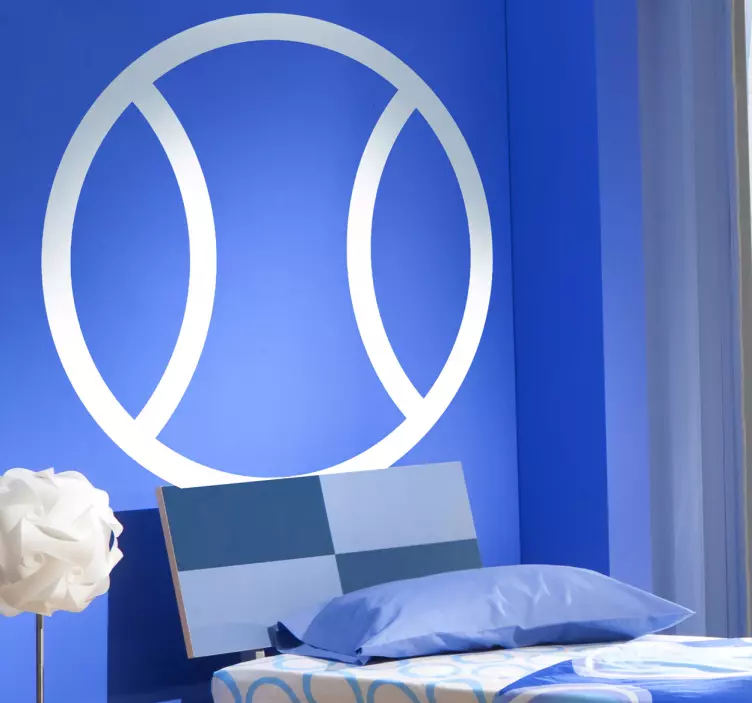 Vinil ícone bola ténis - TenStickers