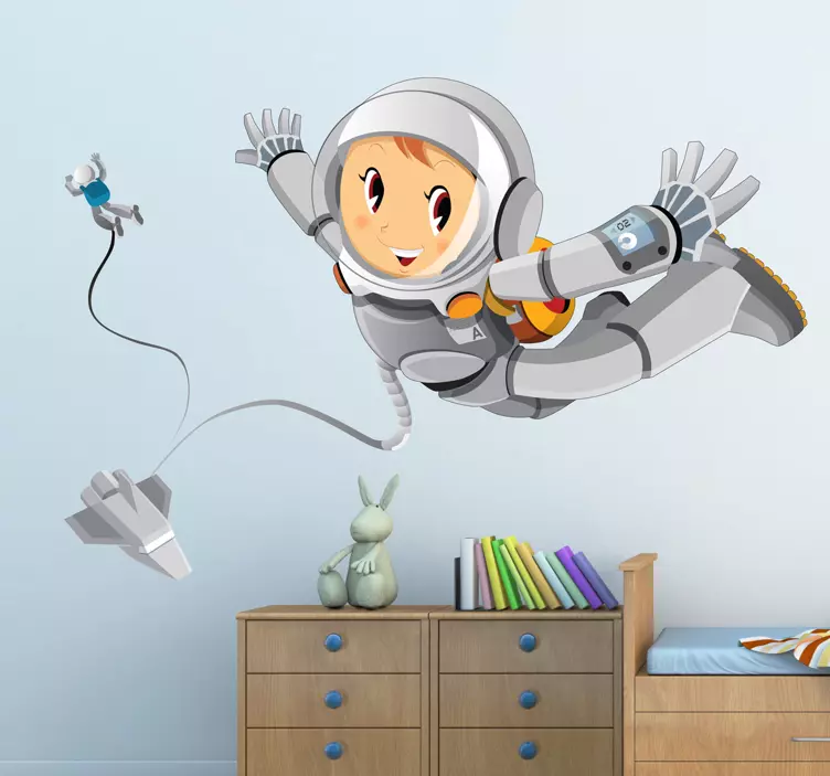 Vinil Infantil Aventura Espacial - TenStickers