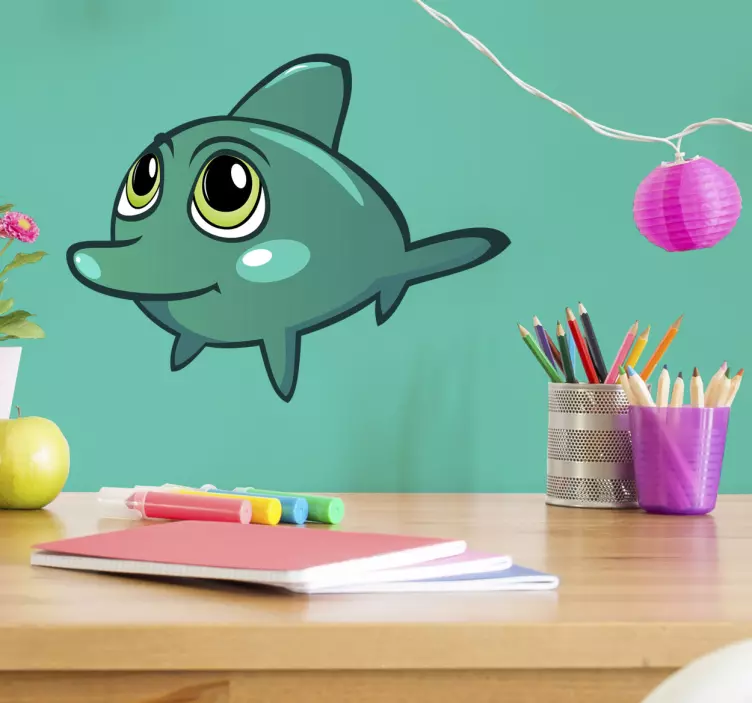 Vinil infantil golfinho - TenStickers