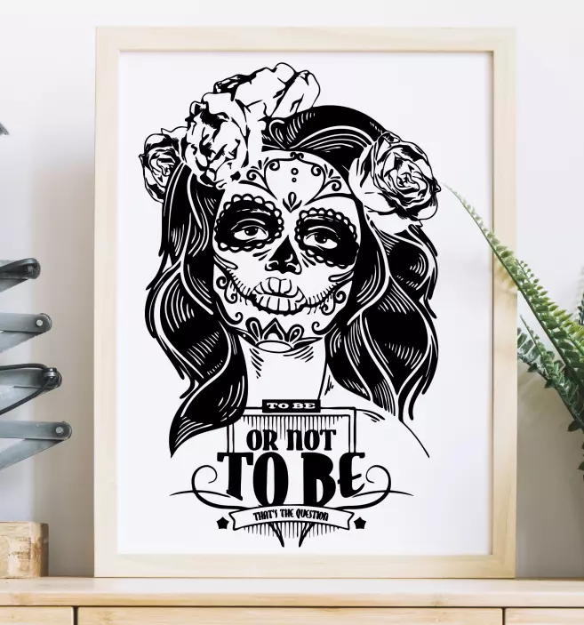 Vinil juvenil To be or not to be - TenStickers