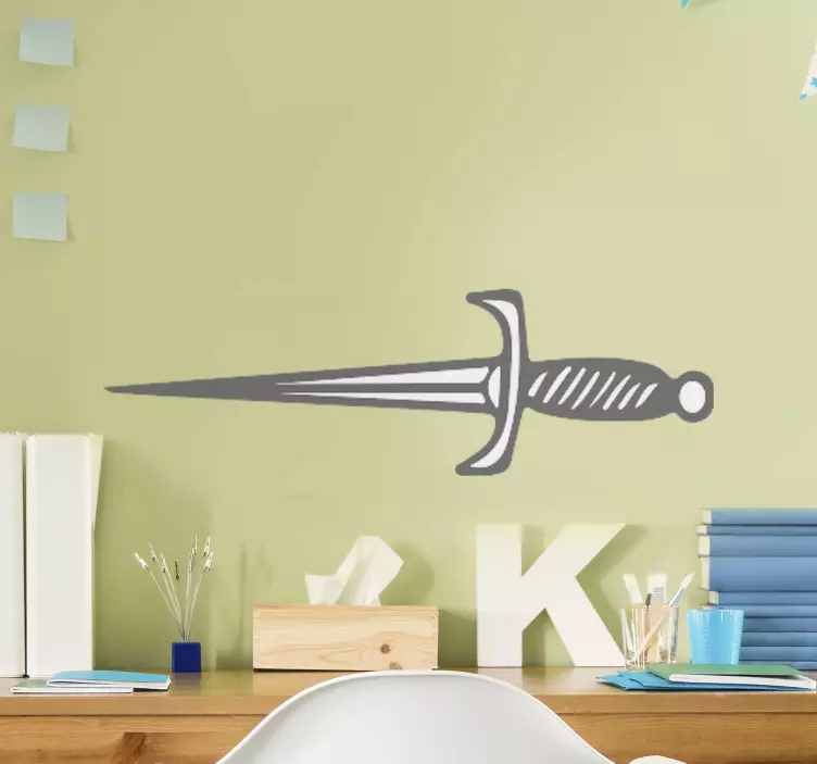 Autocolantes de objetos Punhal de espada medieval - TenStickers