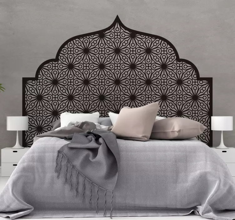 Vinil ornamental arabe geometrico monocolor - TenStickers