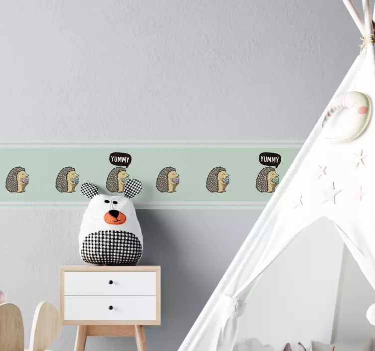 Autocolantes ornamentais Porco-espinho gostoso - TenStickers