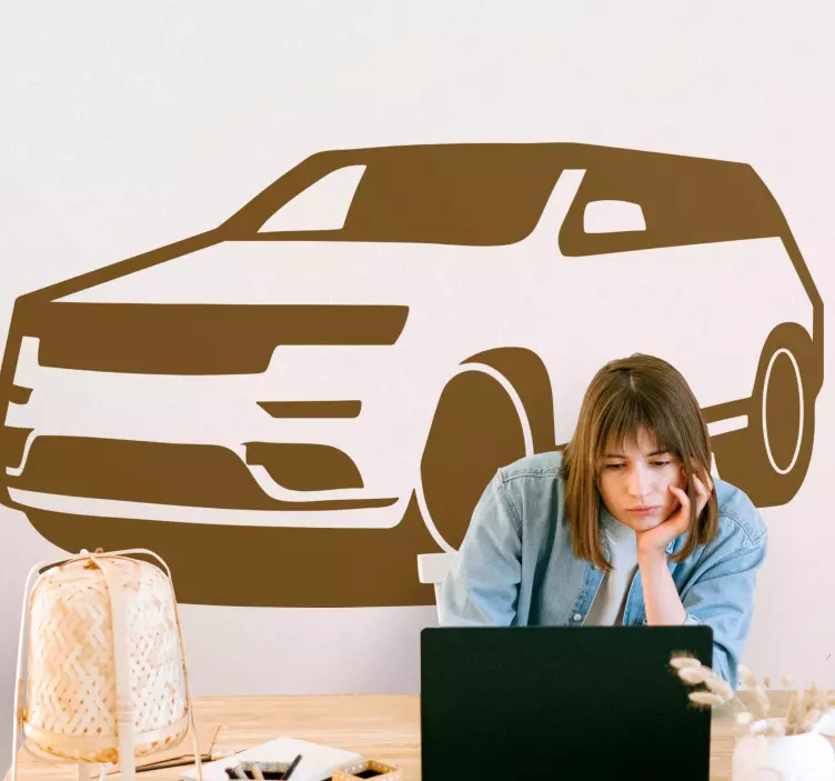 Autocolantes para carros Conceito de carro moderno - TenStickers