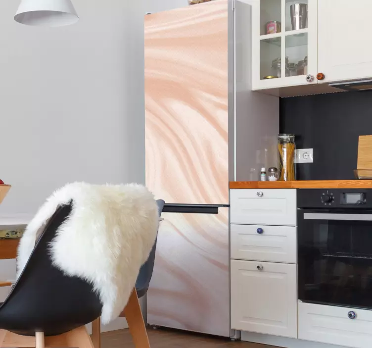 Autocolante para frigorífico Mármore rosa - TenStickers