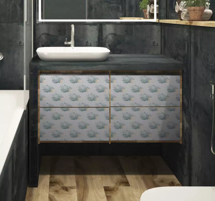 Autocolantes para móveis Arte de porco-espinho - TenStickers