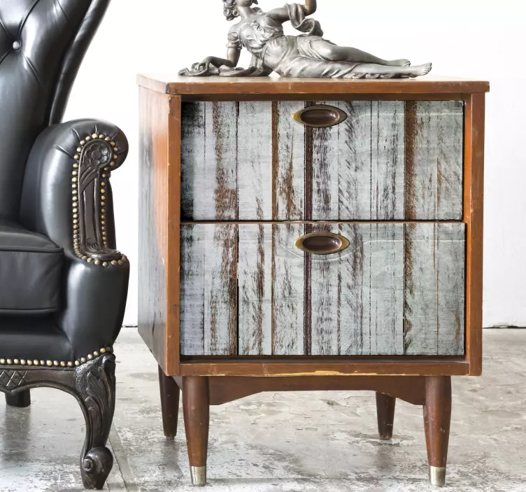 Autocolantes para móveis Descascando madeira - TenStickers