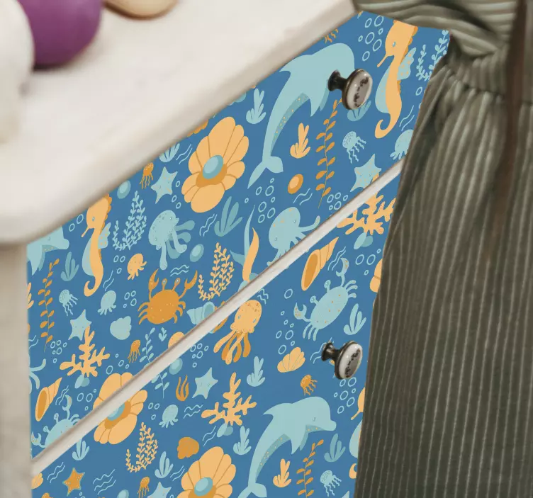 Autocolantes para móveis Desenho do mar - TenStickers
