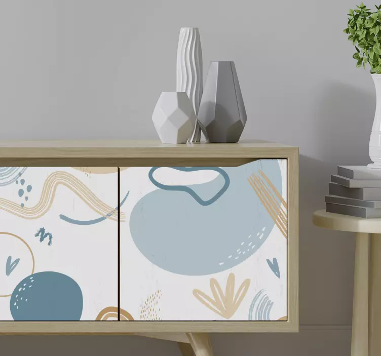 Autocolantes para móveis Formas de cor - TenStickers