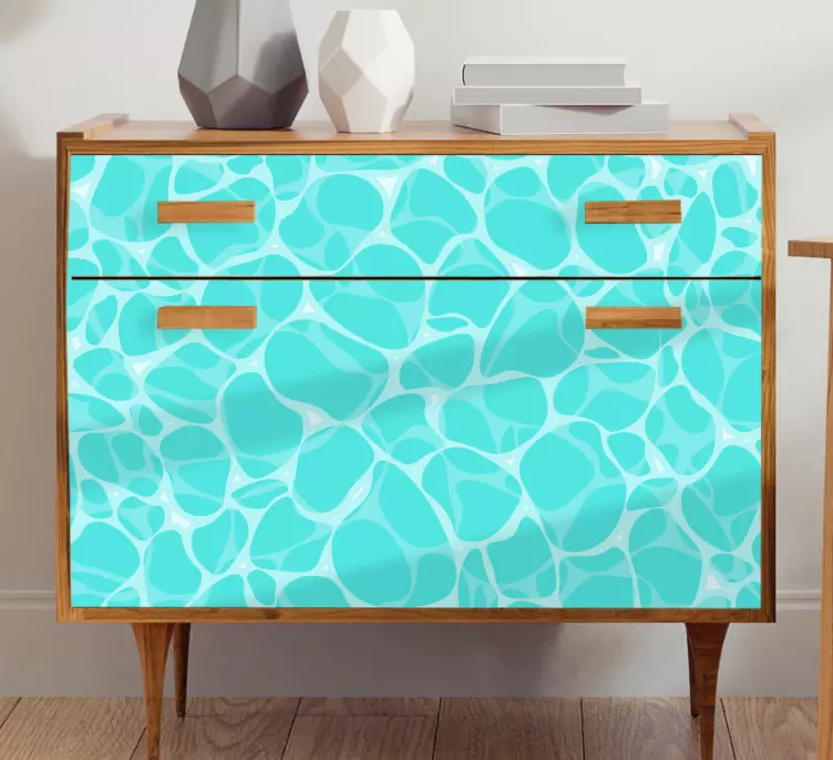 Autocolantes para móveis Luz refletida no fundo do mar - TenStickers