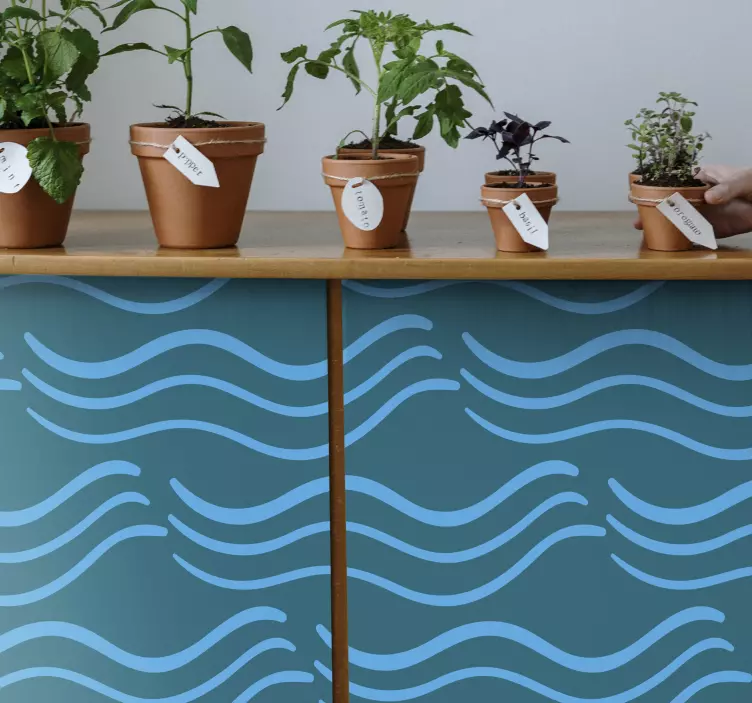 Autocolantes para móveis Mar imaginário - TenStickers