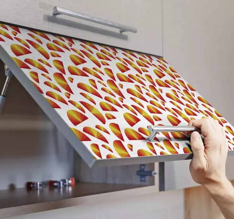 Autocolantes para móveis Móveis vintage pôr do sol - TenStickers