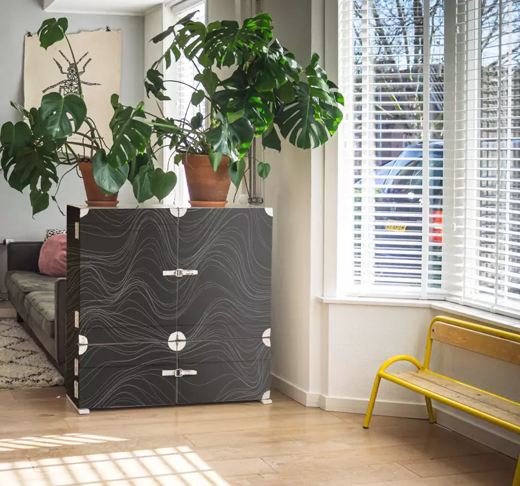 Autocolantes para móveis Ondas texturas - TenStickers