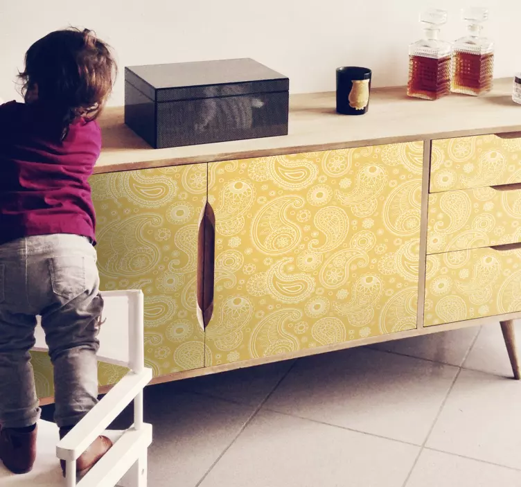 Autocolantes para móveis Paisley árabe - TenStickers