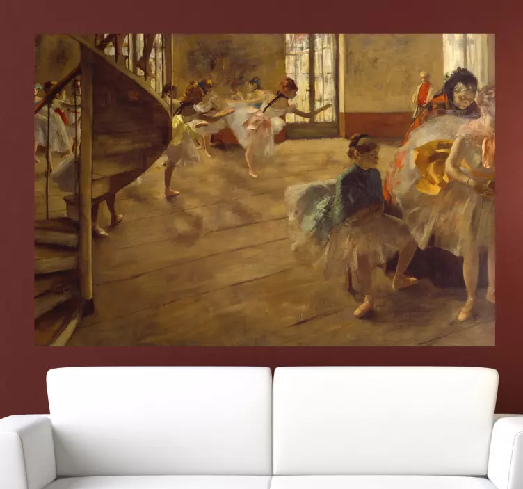 Vinil parede quadro Degas - TenStickers
