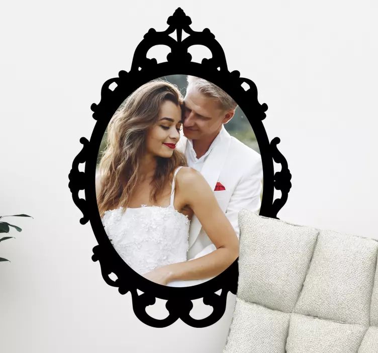 Vinil personalizado com moldura de foto - TenStickers