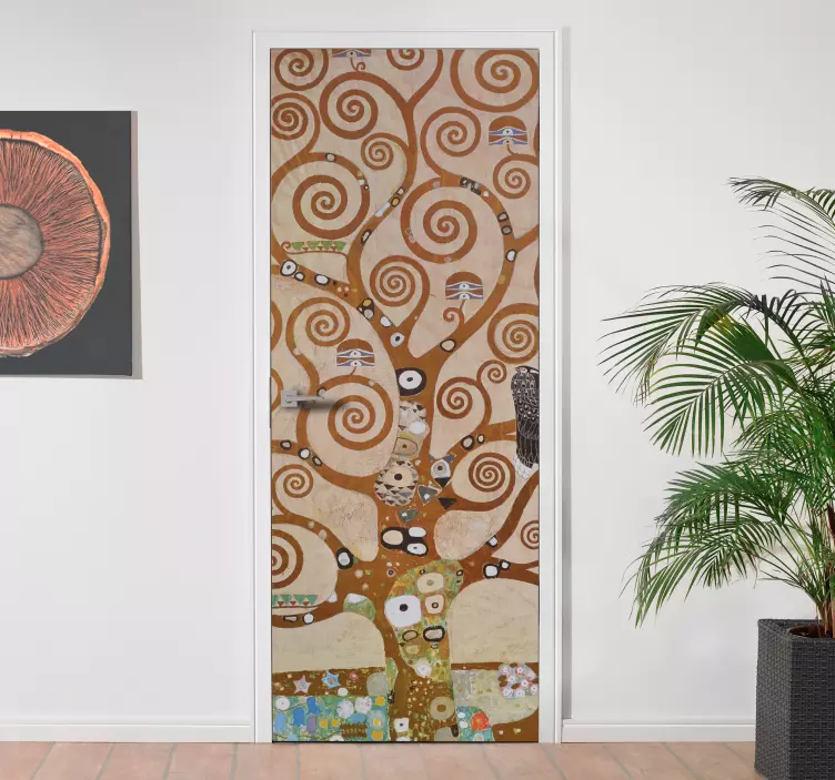 Vinil porta árvore da vida - TenStickers