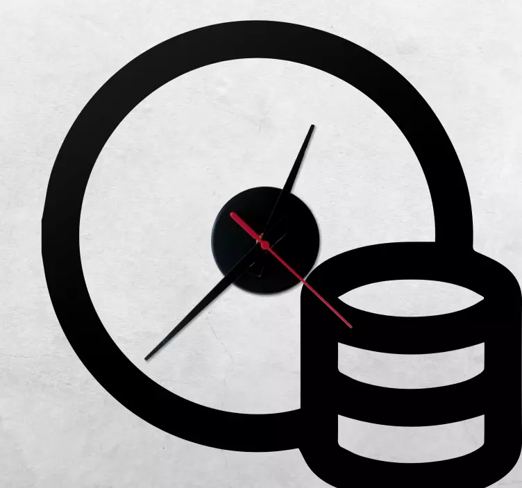 Autocolantes relógios Pictograma tempo é dinheiro - TenStickers