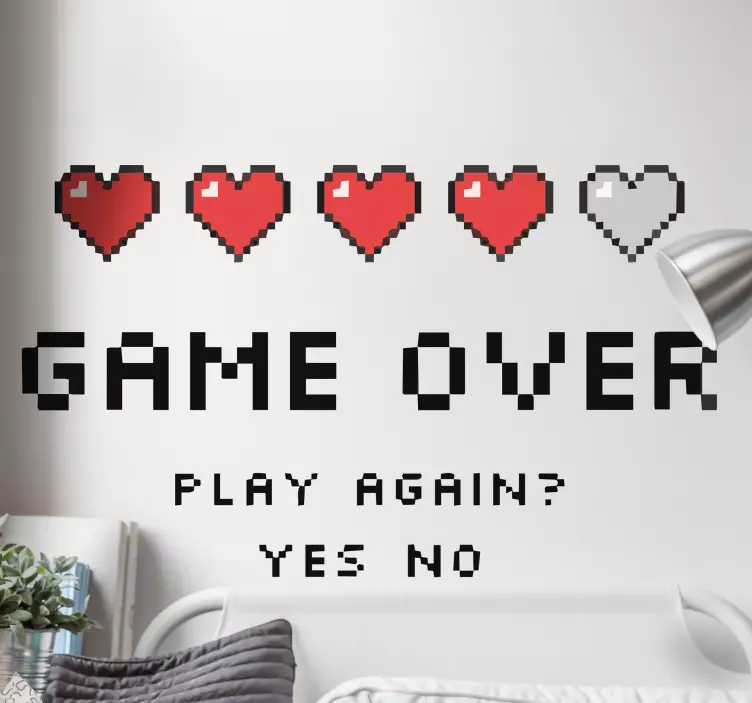 Autocolante Estilo de jogo retro pixel - TenStickers