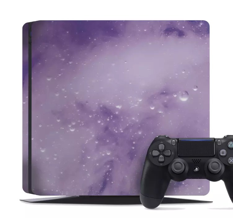 Autocolante Skin para PlayStation Fumaça roxa - TenStickers