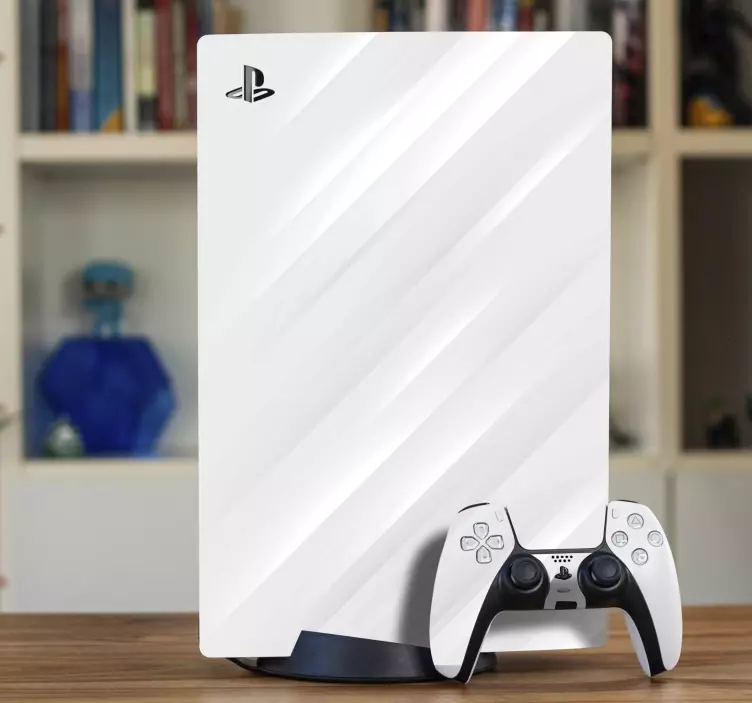 Autocolante Skin para ps5 Branco com luzes brilhantes - TenStickers