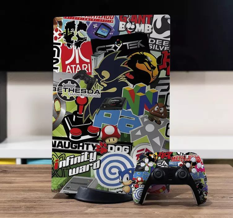 Autocolante Skin para PS5 Coleção de adesivos legais - TenStickers