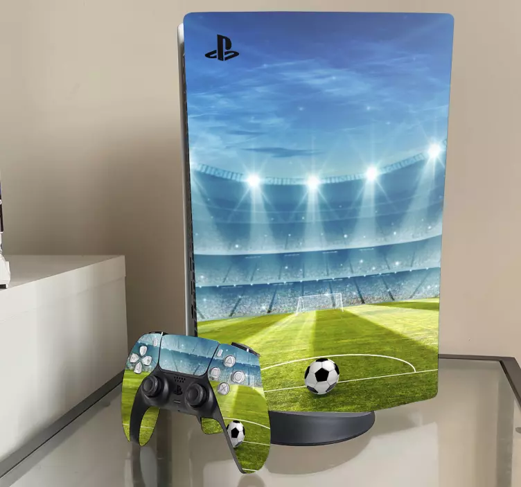 Autocolante Skin para PS5 Estádio de futebol - TenStickers