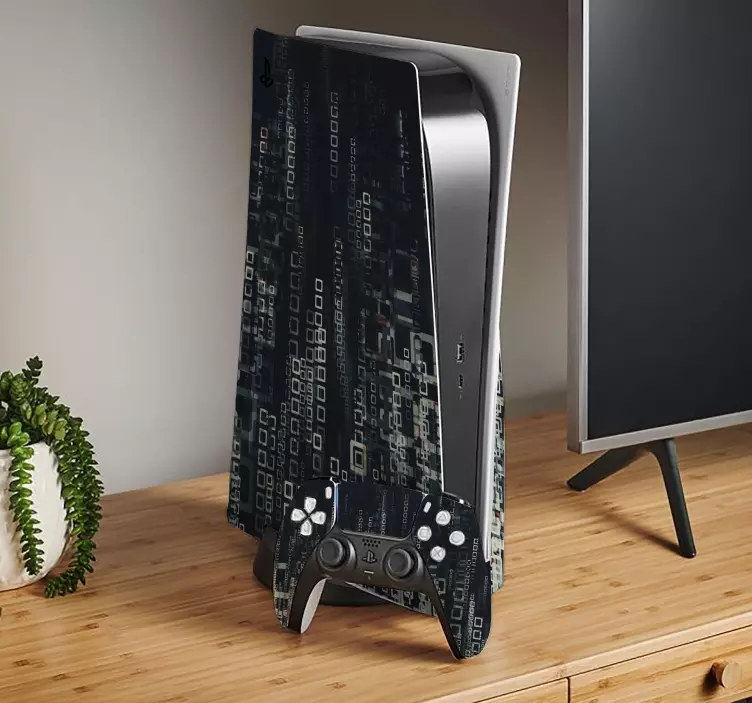 Autocolante Skin para PS5 Luz rápida e holofotes digitais - TenStickers