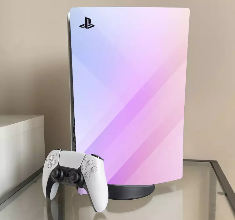 Autocolante Skin para PS5 Modelo de banner abstrato - TenStickers
