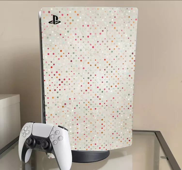 Autocolante Skin para PS5 Pele pontilhada ps5 - TenStickers