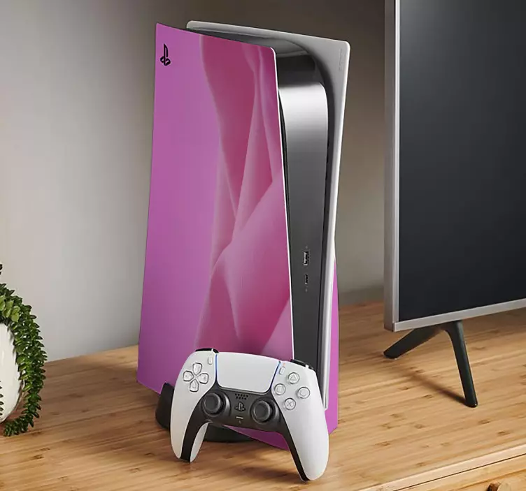 Autocolante Skin para PS5 Rosa abstrato - TenStickers