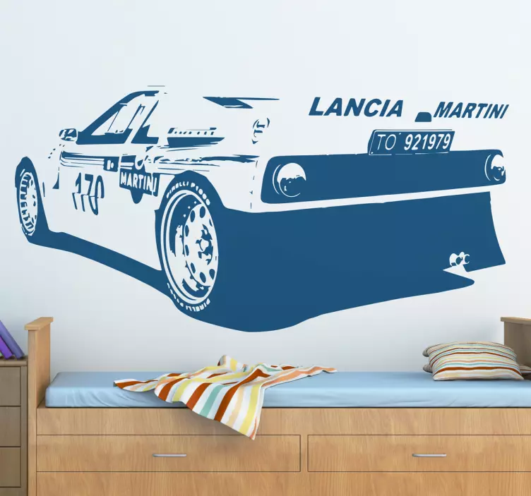 Autocolante decorativo carro desportivo Lancia - TenStickers