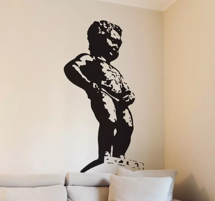 Vinilo decorativo escultura Bruselas - TenStickers